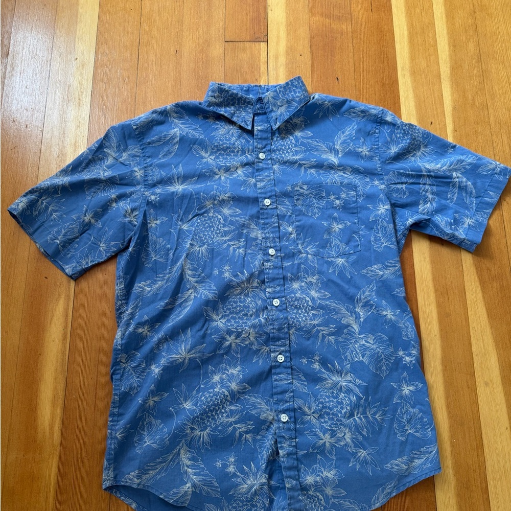 Arrow Blue Celestial Print Casual Shirt